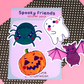 Spooky Friends Vinyl Sticker Set (Pack of 4)