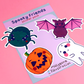 Spooky Friends Vinyl Sticker Set (Pack of 4)