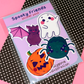 Spooky Friends Vinyl Sticker Set (Pack of 4)