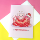 Pigs in Blankets / Bacon Christmas Greeting Card/s