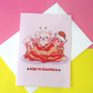 Pigs in Blankets / Bacon Christmas Greeting Card/s