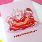 Pigs in Blankets / Bacon Christmas Greeting Card/s