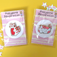 Enamel Love Heart Cat Pins Set ( 1 Sitting & 1 Standing Cat)