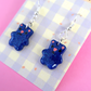 Kawaii Bear Dangly Earrings - CHOOSE FROM 8 COLOURS!