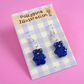 Kawaii Bear Dangly Earrings - CHOOSE FROM 8 COLOURS!