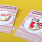 Enamel Love Heart Cat Pins Set ( 1 Sitting & 1 Standing Cat)