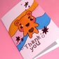 'Thank You' Bear Card