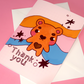 'Thank You' Bear Card