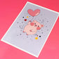 Balloon Pig A5 Print