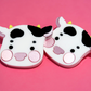 Acrylic Cow Badge