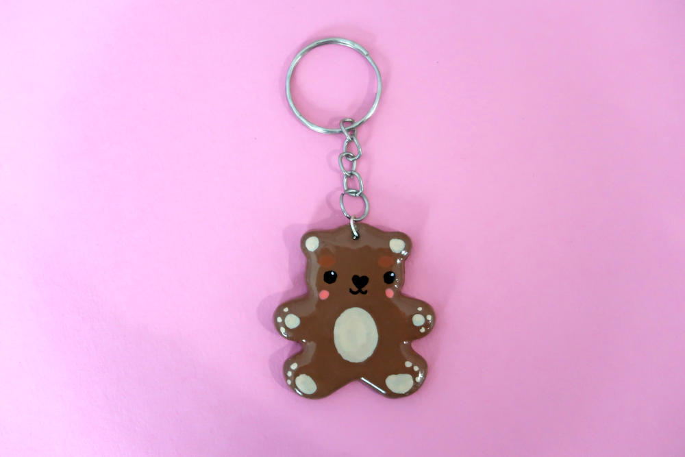 Brown Bear Keyring