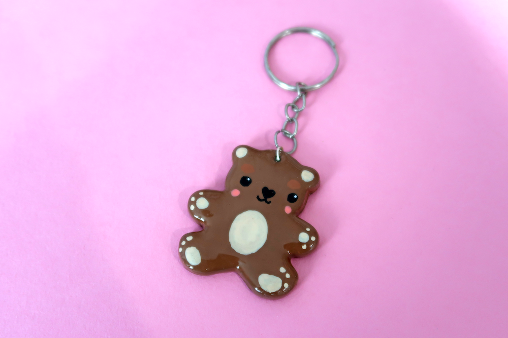 Brown Bear Keyring
