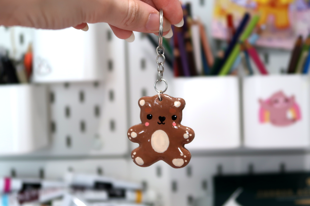 Brown Bear Keyring