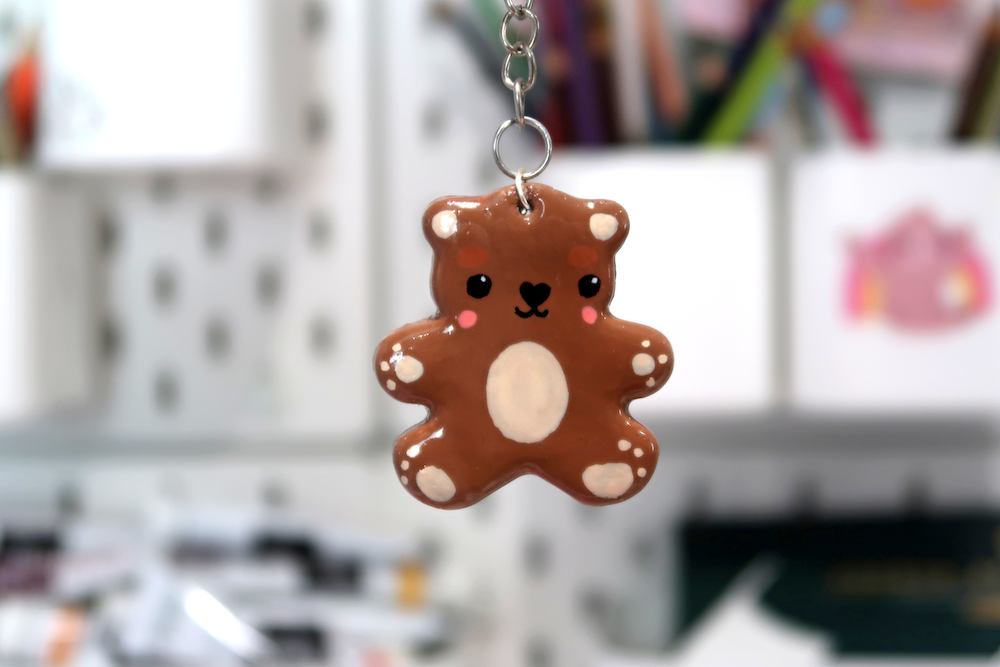Brown Bear Keyring