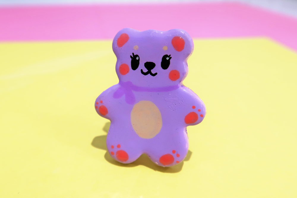 Purple Bear Badge