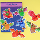 Fruit Bats Vinyl Sticker Set (Pack of 7)