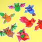 Fruit Bats Vinyl Sticker Set (Pack of 7)