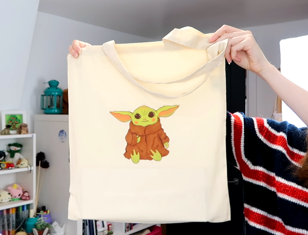 Baby Yoda Tote Bag