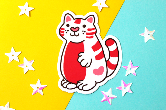 Standing Cat Sticker